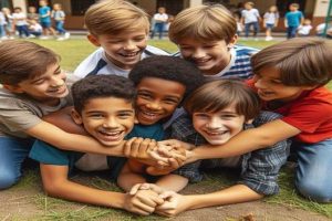 Children fighting at school 3